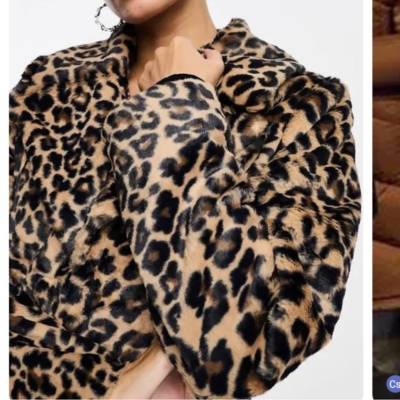 Nordstrom Leopard Spot Faux Fur Long Coat - Picture 7 of 7